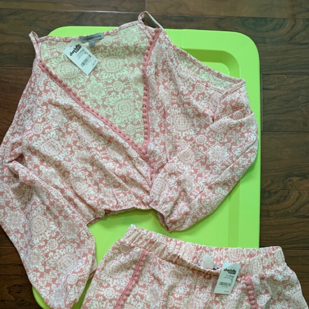 Crop Top & Summer Shorts set